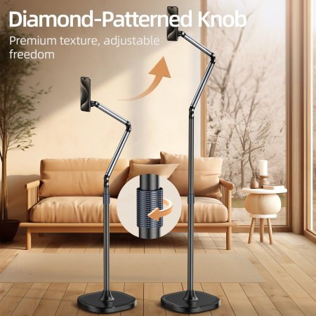 TELESIN Mobile Video Live Streaming Floor Stand with Magsafe for Phones