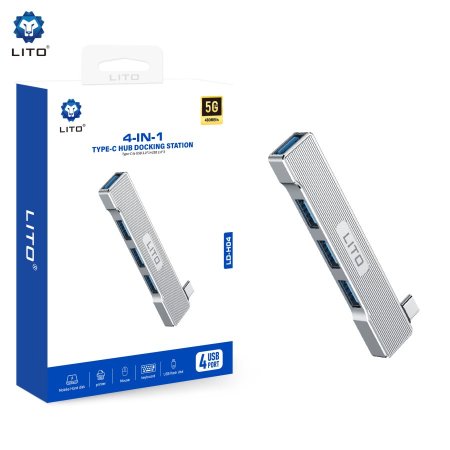 Type-c hup adapter 4in1