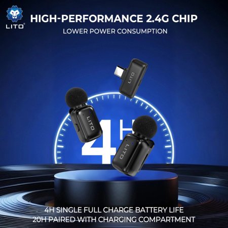 LITO AI Wireless lapel mic
