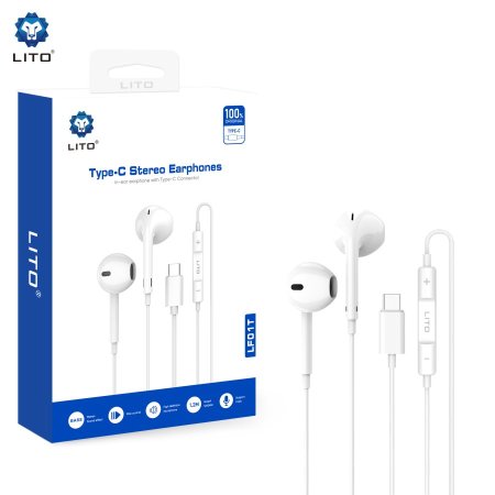 Type-c stereo earphones